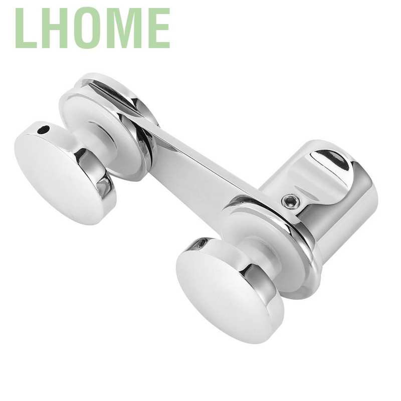 Lhome Bathroom Glass Door Lock Shower Room Latch for Home Office Doors