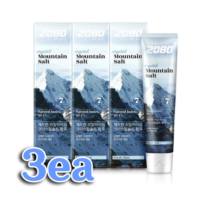 [Made in Korea] !!1 Box = 3ea!! 2080 Pure mountain Crystal salt
