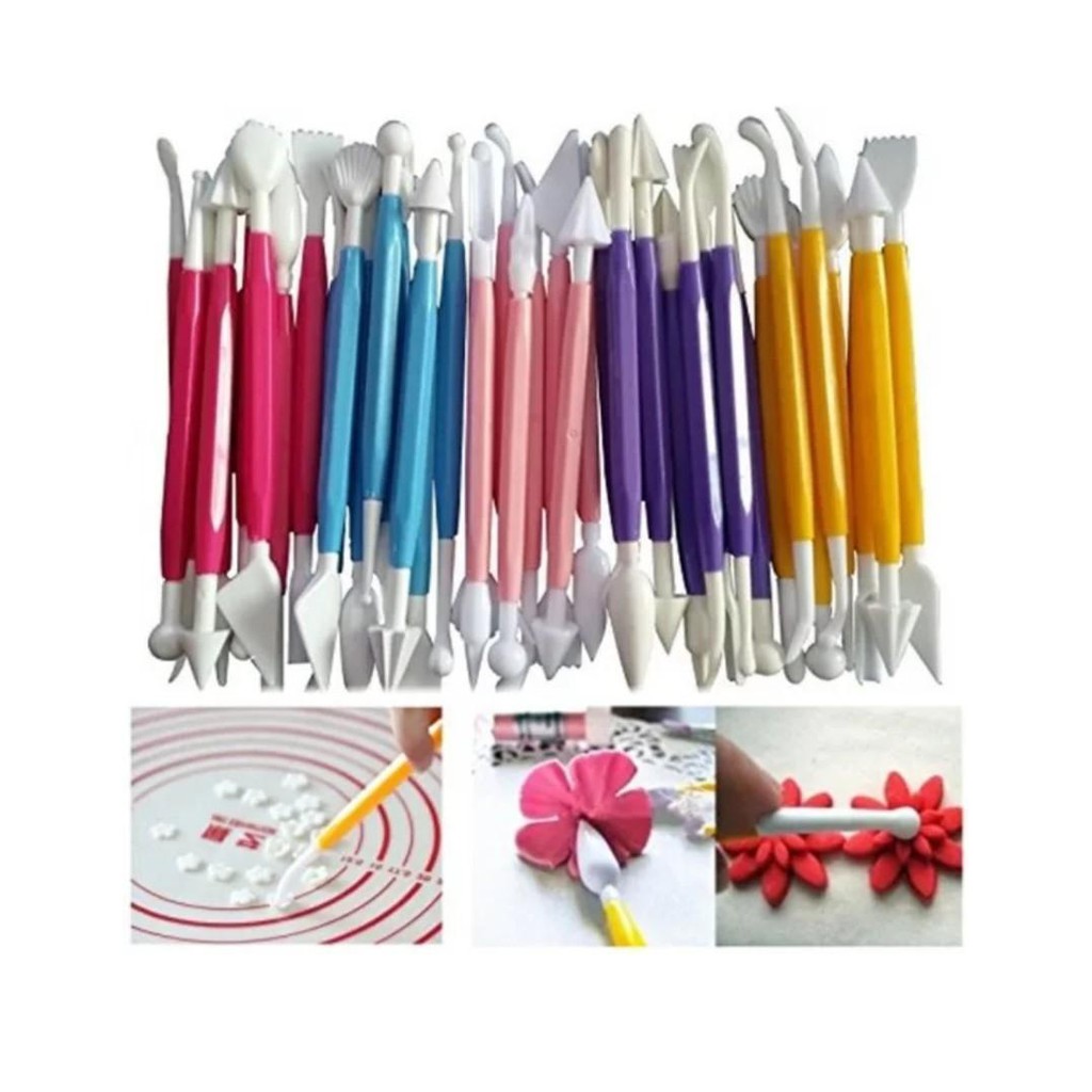 8pcs Gumpaste flowers modelling tools fondant ball modelling tool