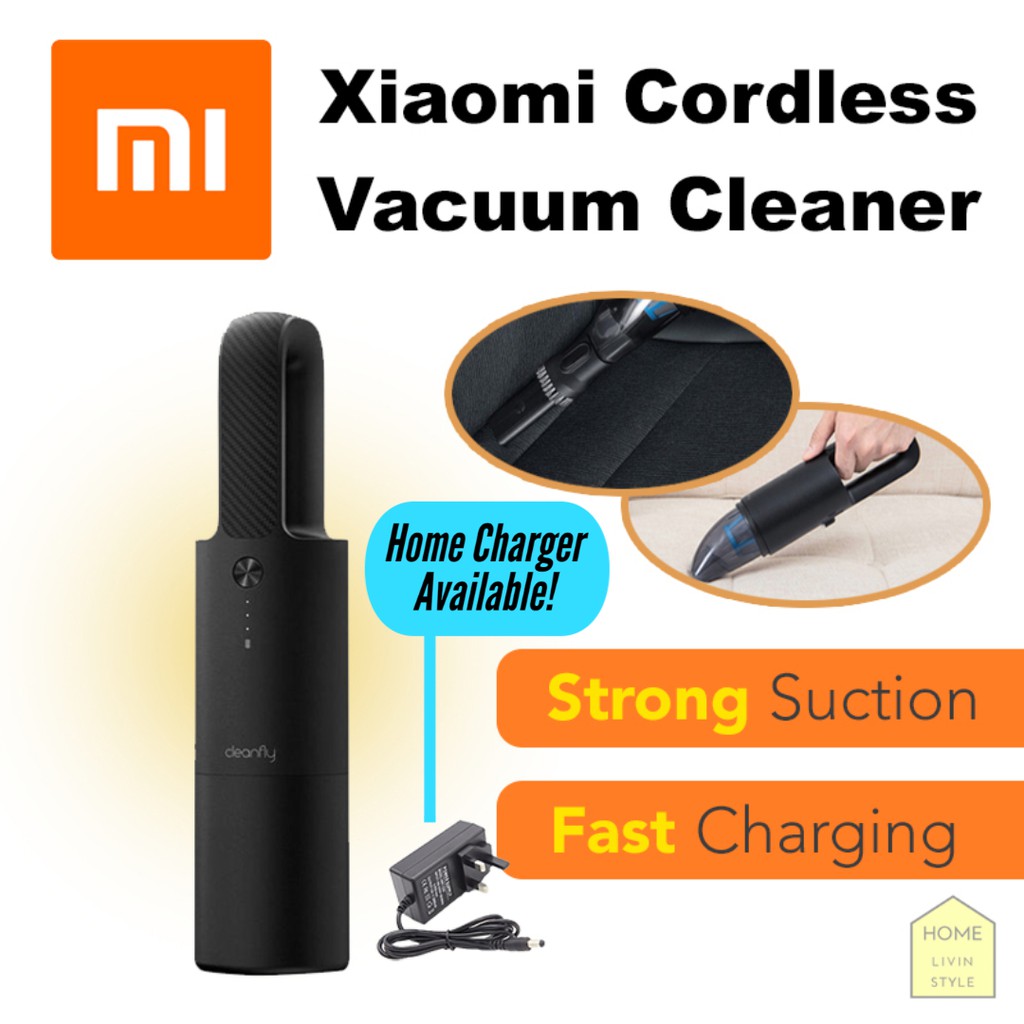 Xiaomi Cordless Vacuum Cleaner Cleanfly Home Charger UK Plug 3 Pin