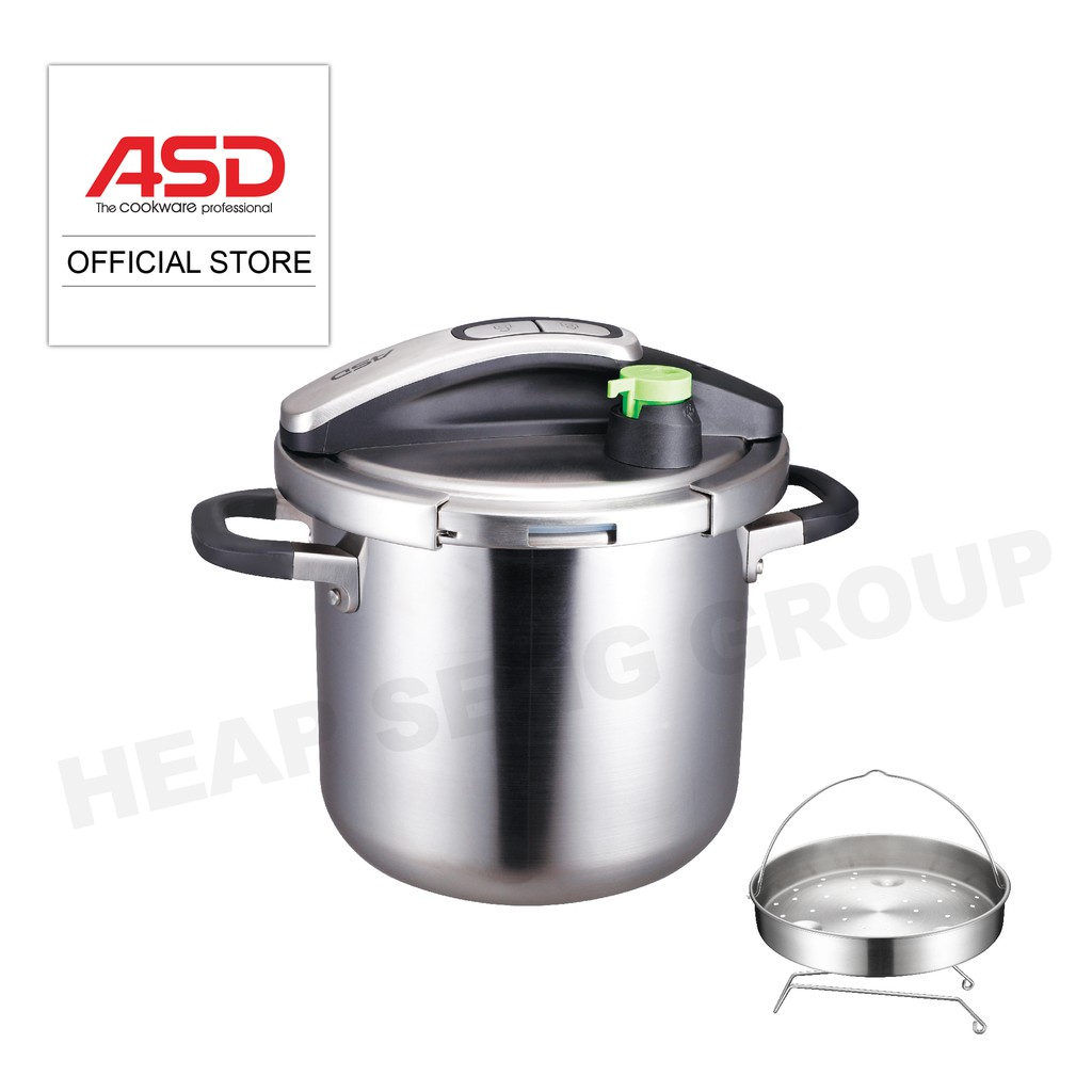 ASD 8L 3Ply Stainless Steel Pressure Cooker HP8002PC Shopee Singapore
