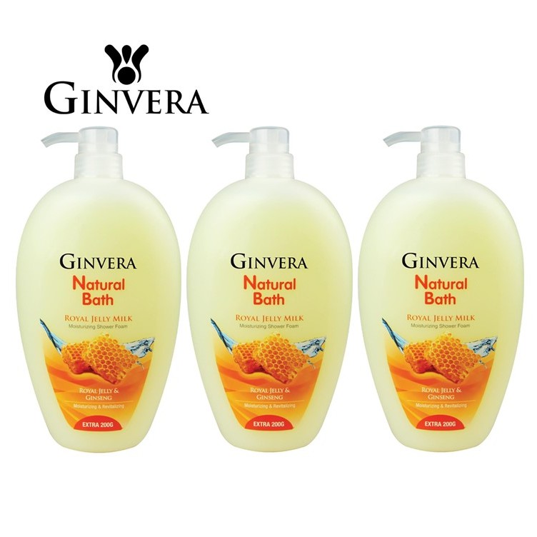 GINVERA Natural Bath Shower Foam Full Range [Body Wash] Shopee