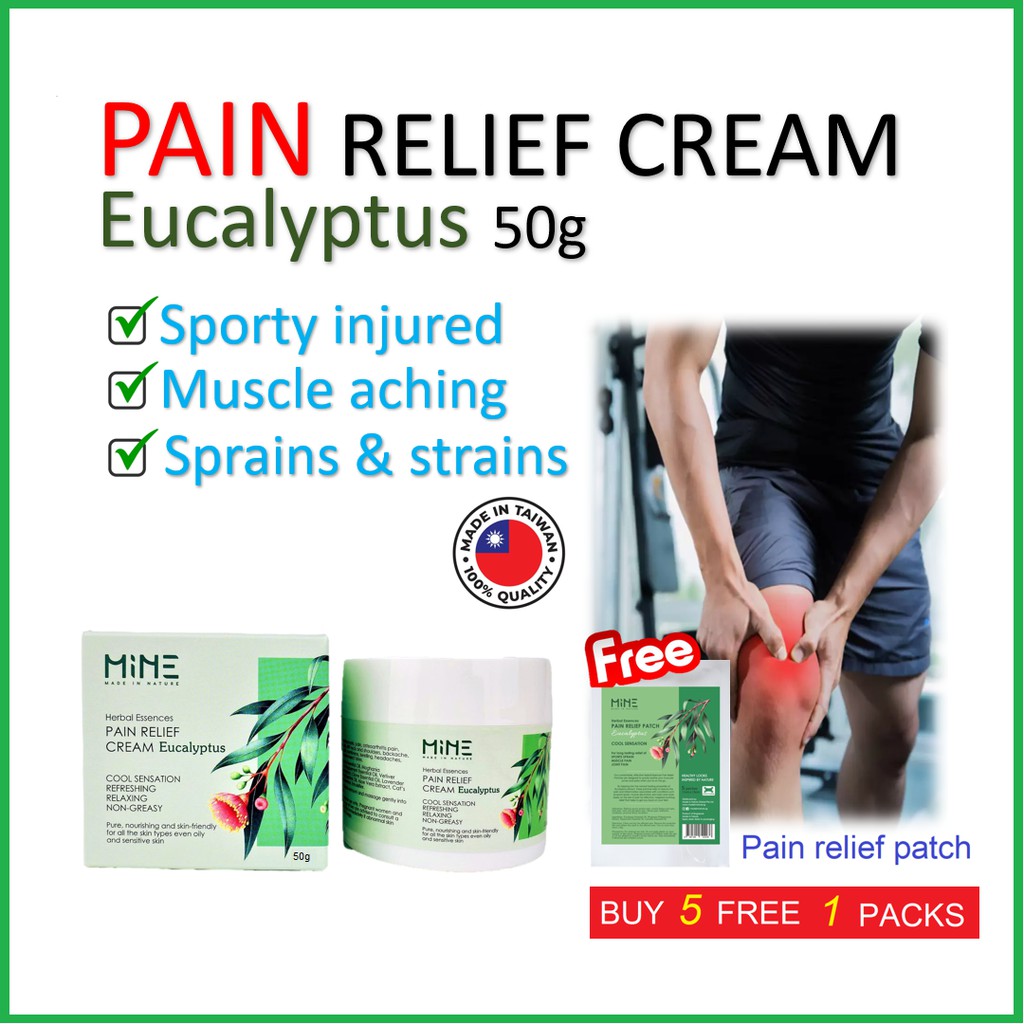 Pain Relief Cream Eucalyptus 50g / 100g Sport injured Muscle Ache