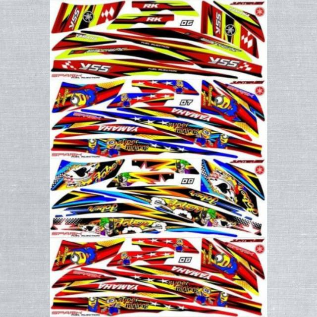 Sticker Striping New Jupiter Z Animation 20102013