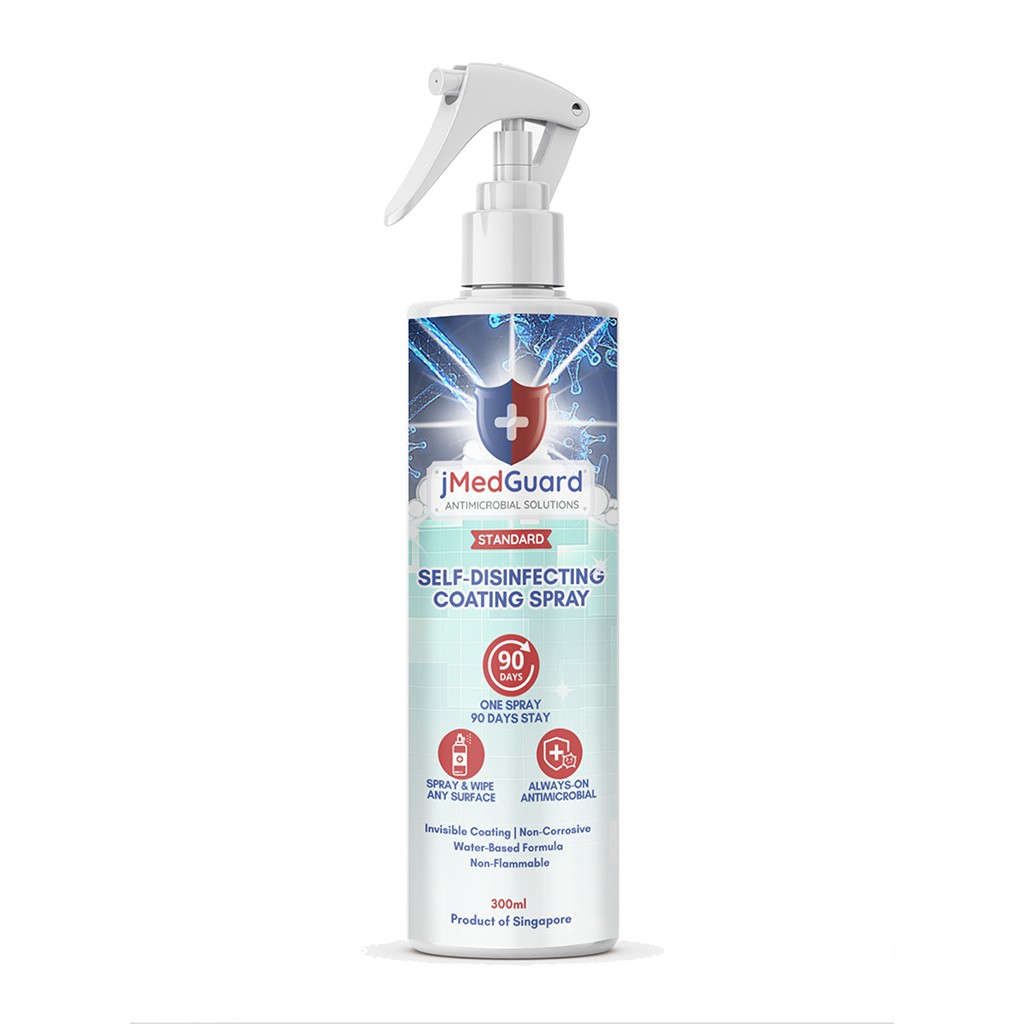 Antimicrobial Coating Spray (300 mls) jMedGuard Standard 90 Days Self