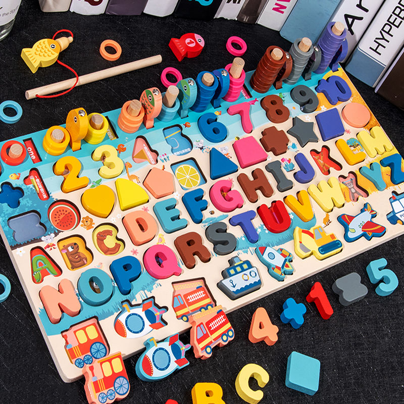 Child's Early Education Puzzle 1236 Years Old Digital Cognitive Baby