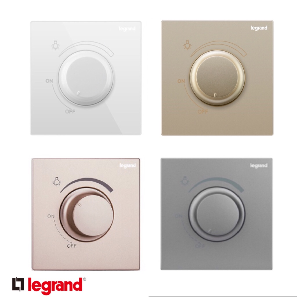 Legrand Galion 500W Rotary Dimmer for Light colour Shopee Singapore