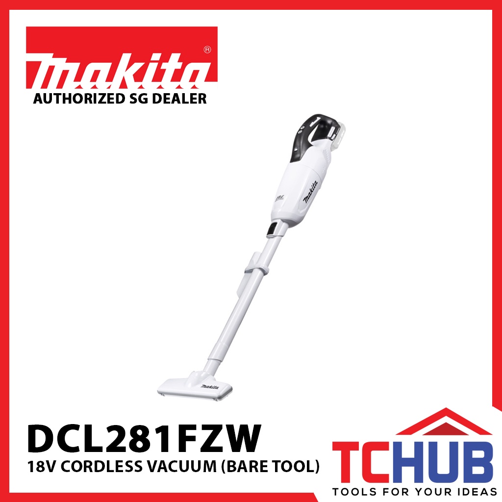 [Makita] DCL281FZW 18V Cordless Vacuum Cleaner (Bare Tool) Shopee