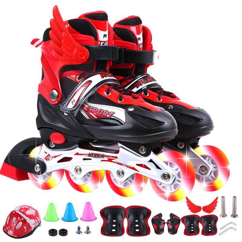 kasut roda Roller skates children's complete set 36 beginners 5