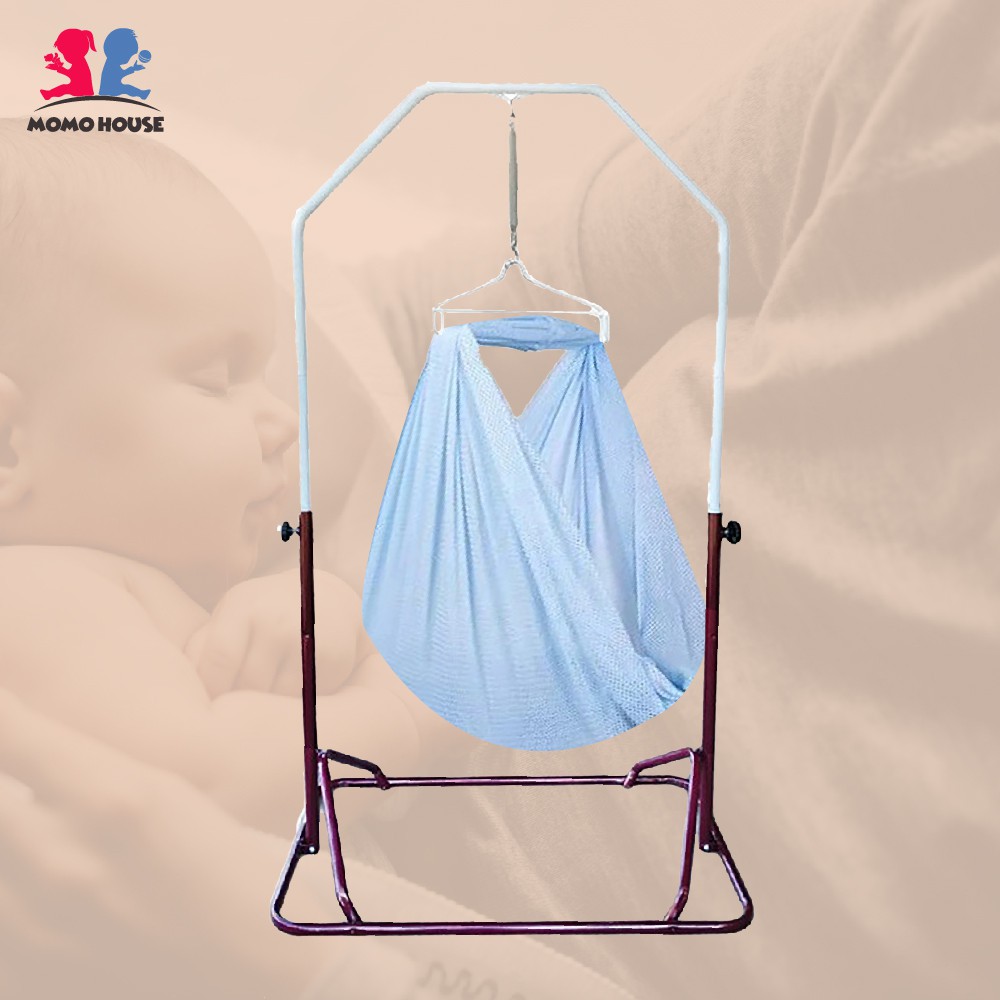 MOMO HOUSE Baby Spring Cot Stand/ Buaian Bayi/ Baby Cradle Swing/ Buai
