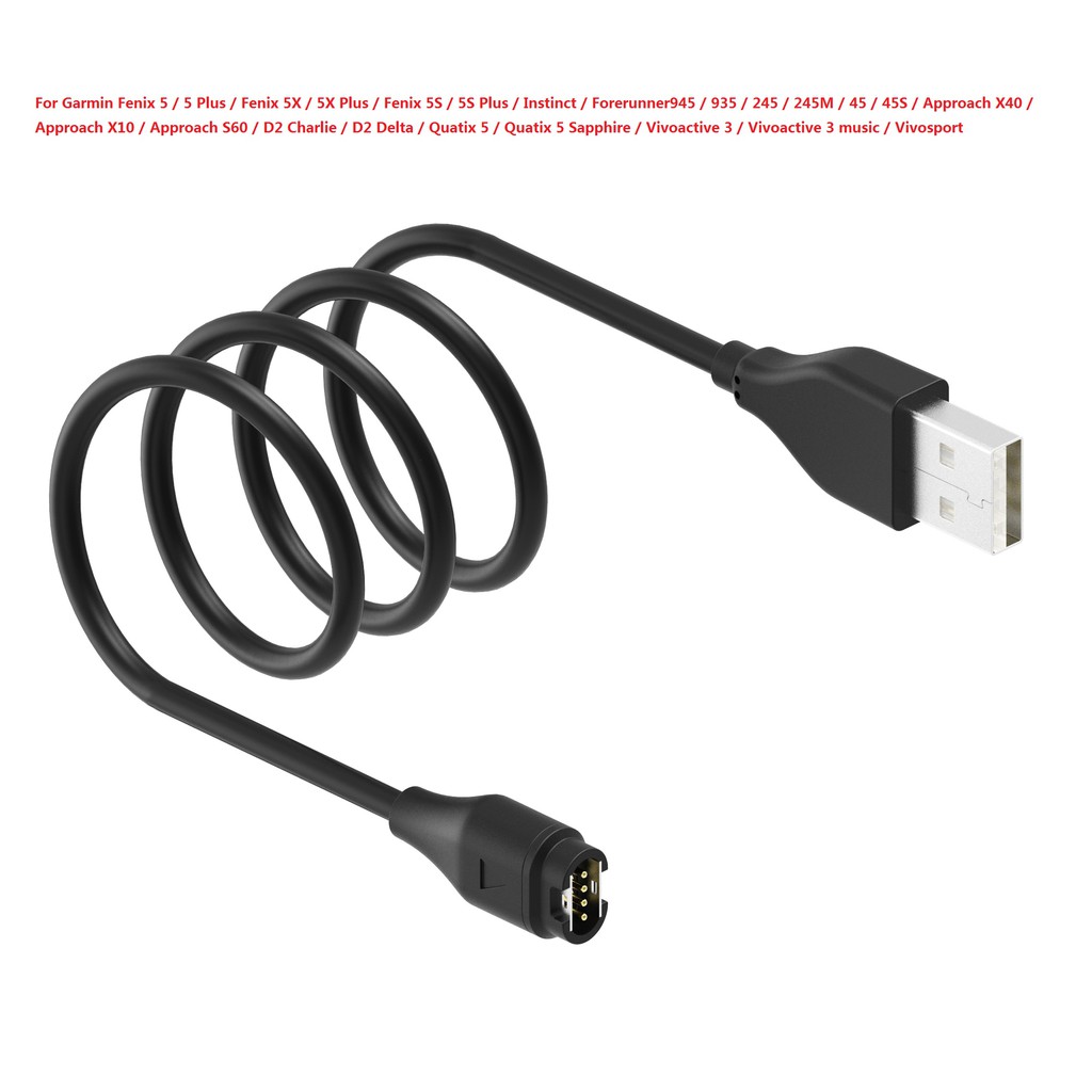 Watch Replacement Charging Cord Charger Cable for Garmin Fenix 5 5S 5x