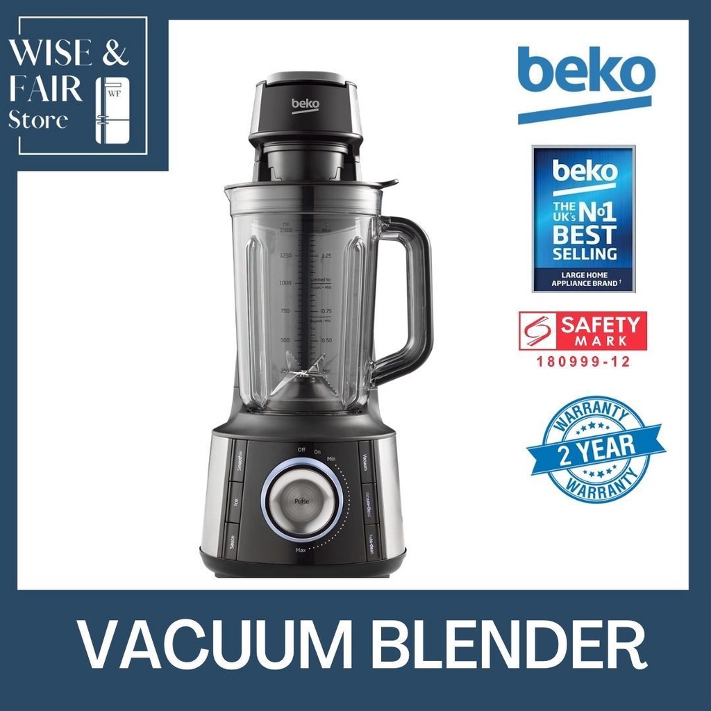 Beko Blender TBV8104BX Vacuum Blender No.1 In Europe Table Blender