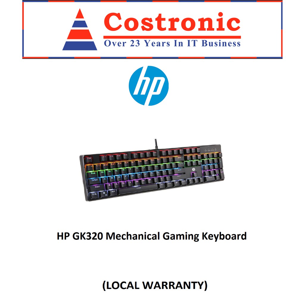 HP GK320 MECHANICAL GAMING KEYBOARD Shopee Singapore