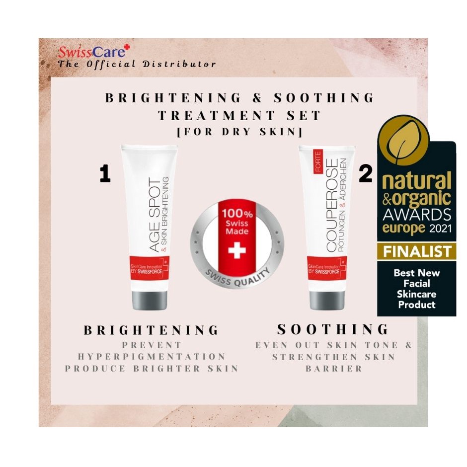 BRIGHTENING & SOOTHING TREATMENT SET/Dark Spot/Age Spot/Pigment/Soothing/Uneven Skin Tone