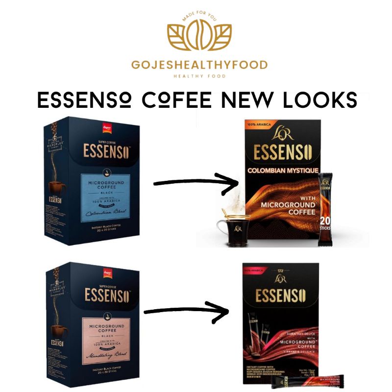 ESSENSO MicroGround BLACK Coffee COLOMBIAN Blend (2g x 20's) Shopee