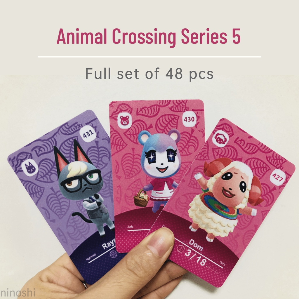 [Ready Stock]Animal Crossing Series 5 Amiibo Card Villager Raymond Judy