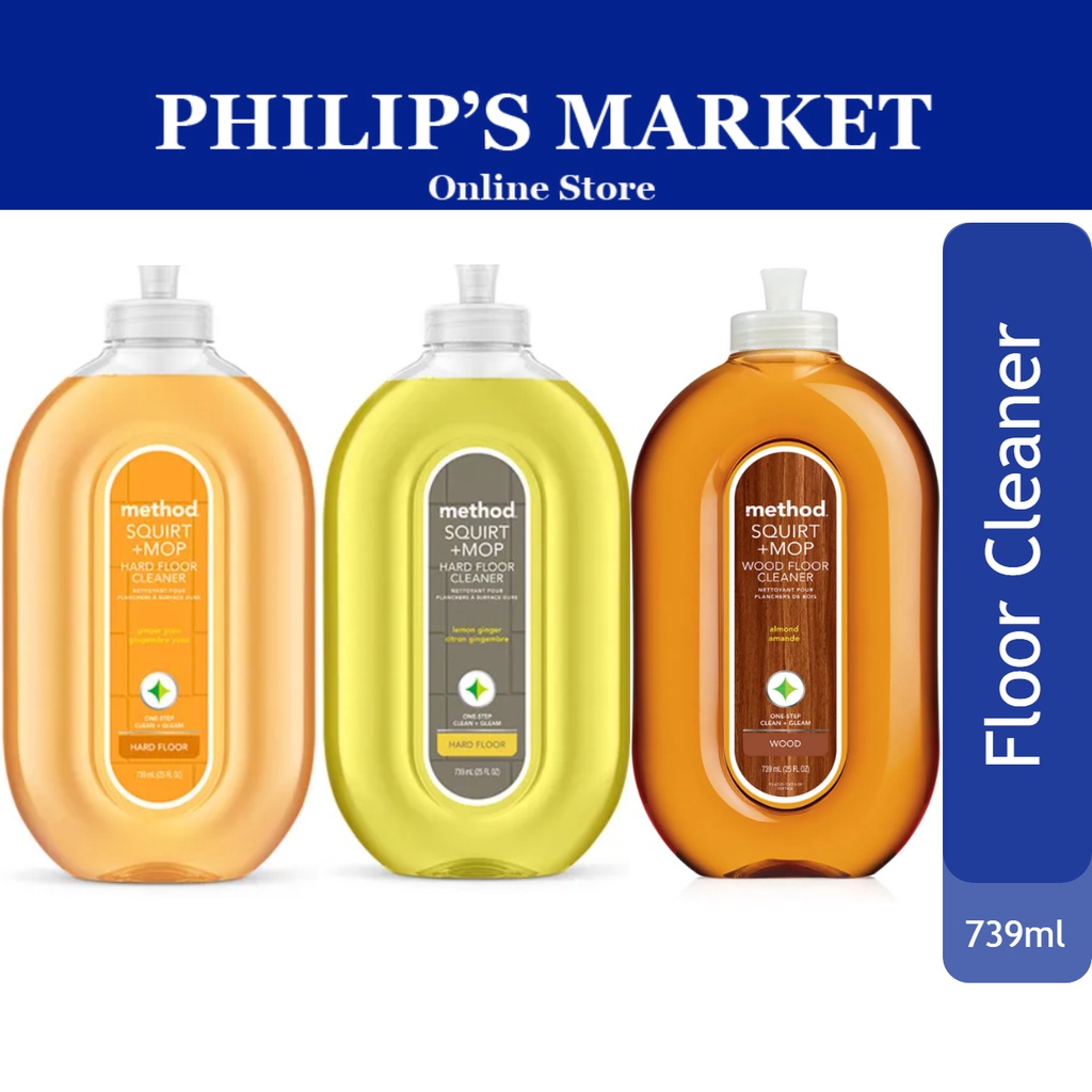 Method Squirt Mop Hard Floor Cleaner / Wood Floor Cleaner 739ml