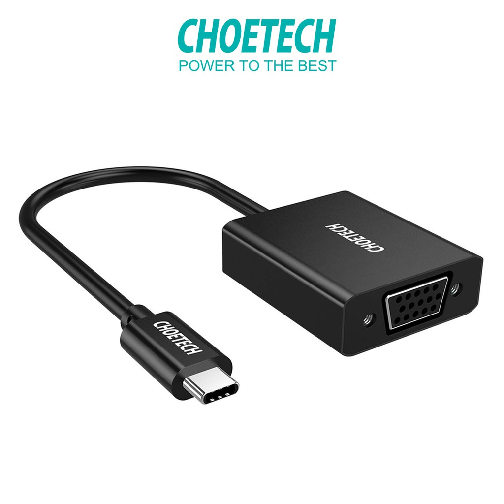 CHOETECH USBC to VGA Adapter 1080P Thunderbolt 3