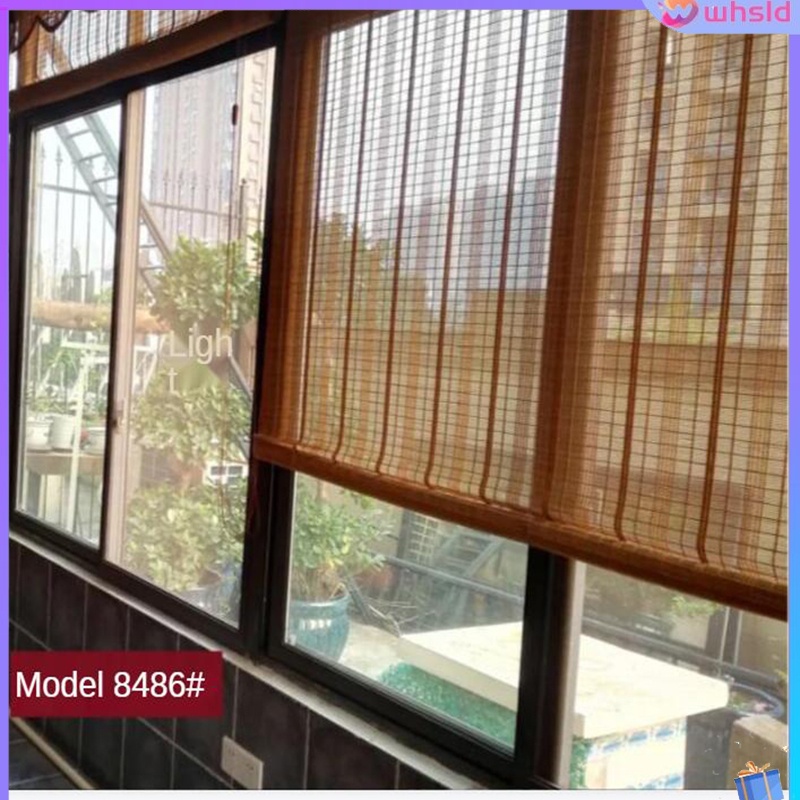 bamboo blinds Factory direct sales curtains high shade shading sunshade roller blinds no drill