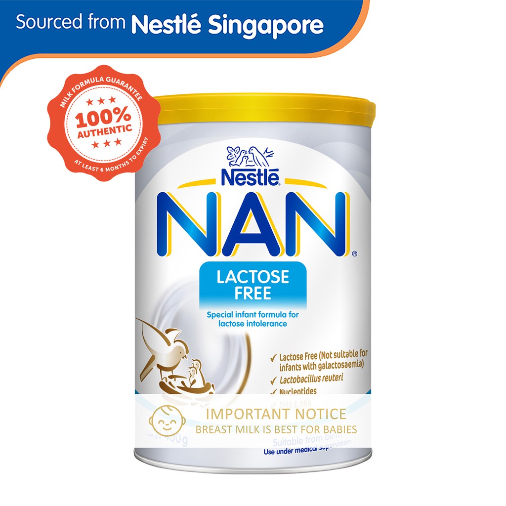 Nestlé® NAN LACTOSE FREE 400g Shopee Singapore