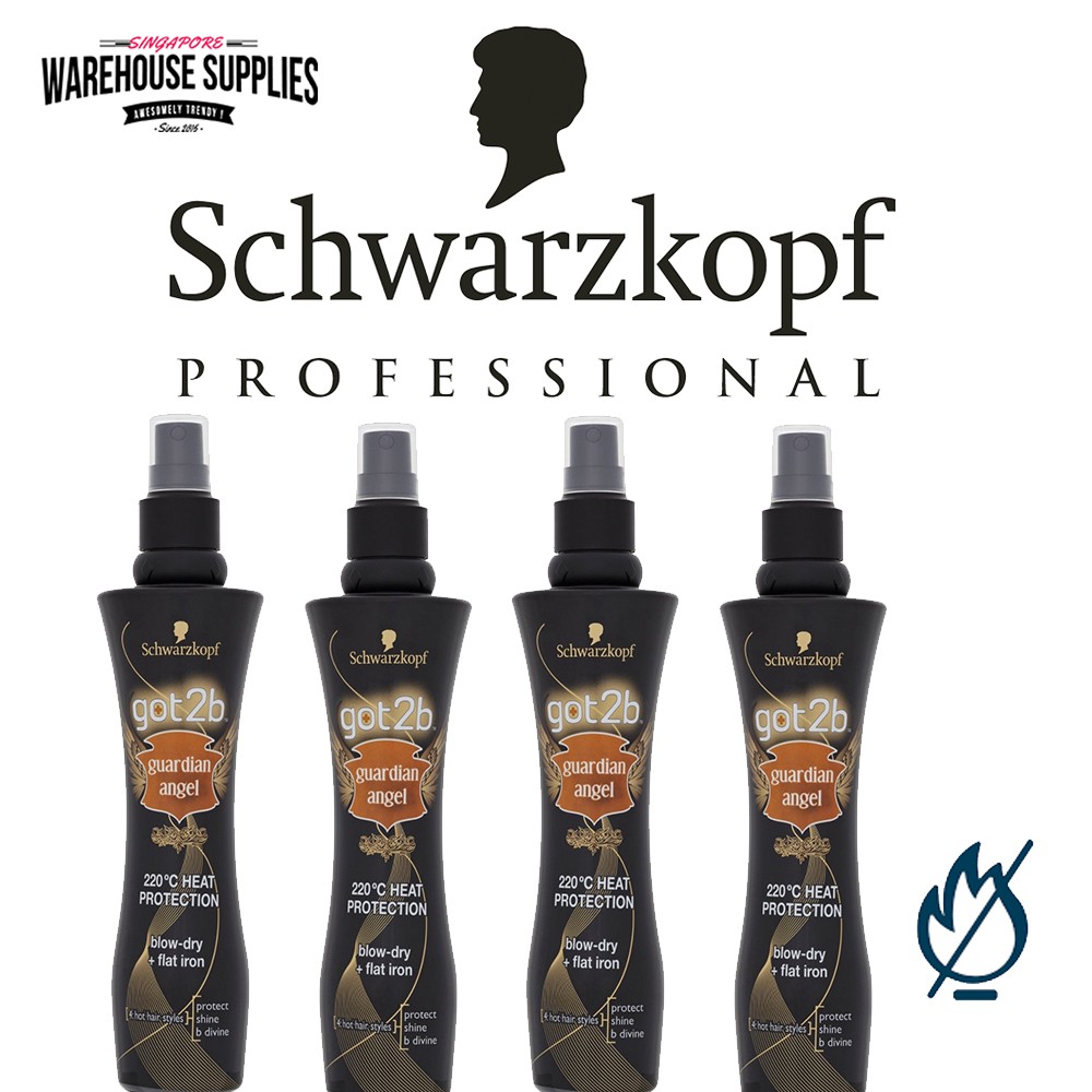 Schwarzkopf Got2b Guardian Angel Spray Protector 200 ml [HEAT PROTECTING SPRAY] Shopee Singapore
