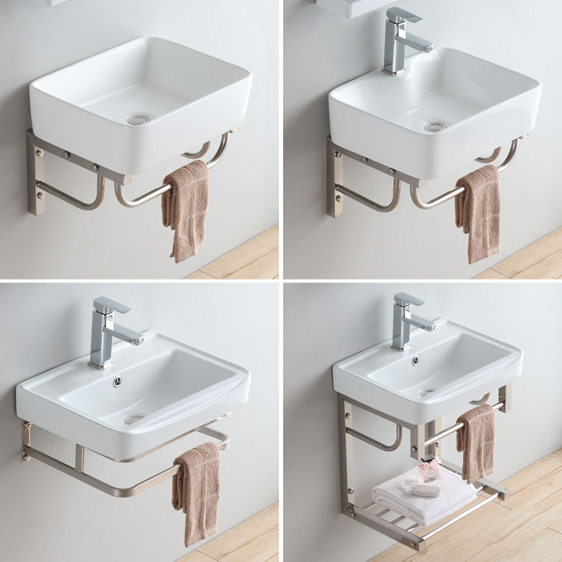 Wallmounted balcony washbasin bathroom basin small apartment
