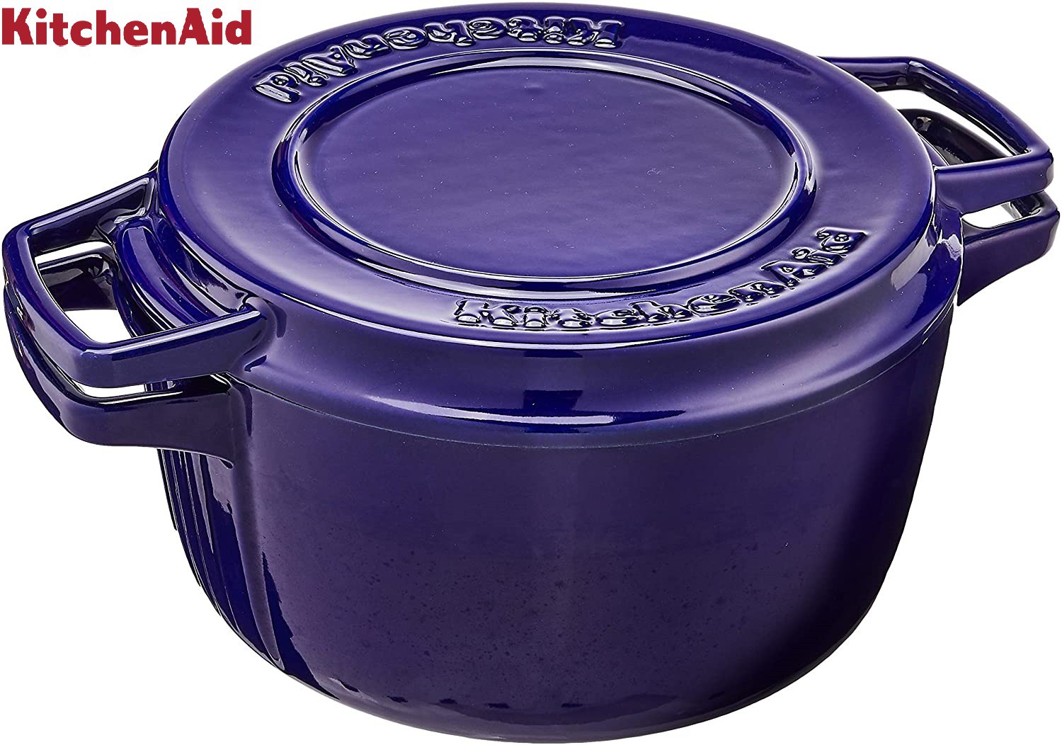 KitchenAid KCPI40CRFU Professional Cast Iron 4Quart Casserole Cookware