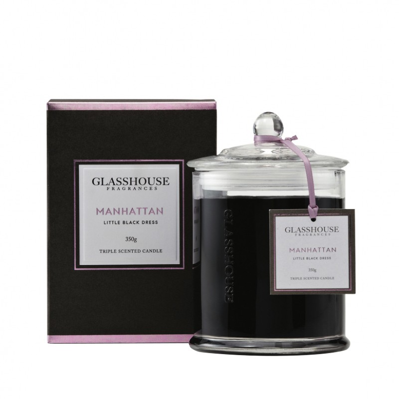 GLASSHOUSE fragrances Manhattan Candle 350g Shopee Singapore