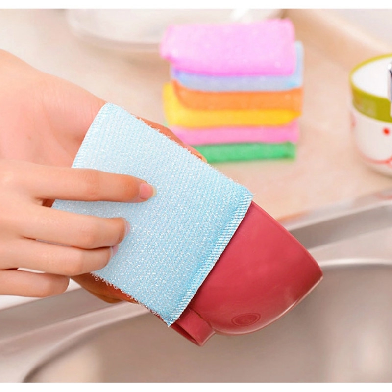 Colorful Kitchen Sponge Dinner Dishwashing Cloth 1PCS Shopee Singapore