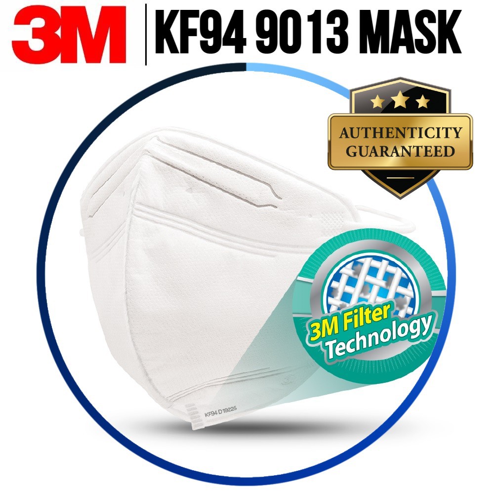 3M Mask 9013 Particulate Respirator KF94 Mask (Individually Pack