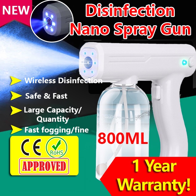 Sanitizer Spray Disinfection Machine Nano Atomizer Spray Gun K5 Disinfectant Spray Gun Shopee
