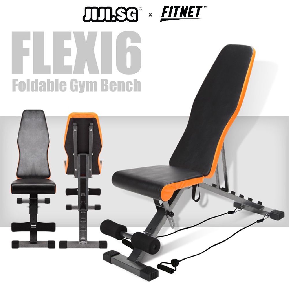 (JIJI.SG x FLEXI6 Foldable Gym Bench / Workout Bench