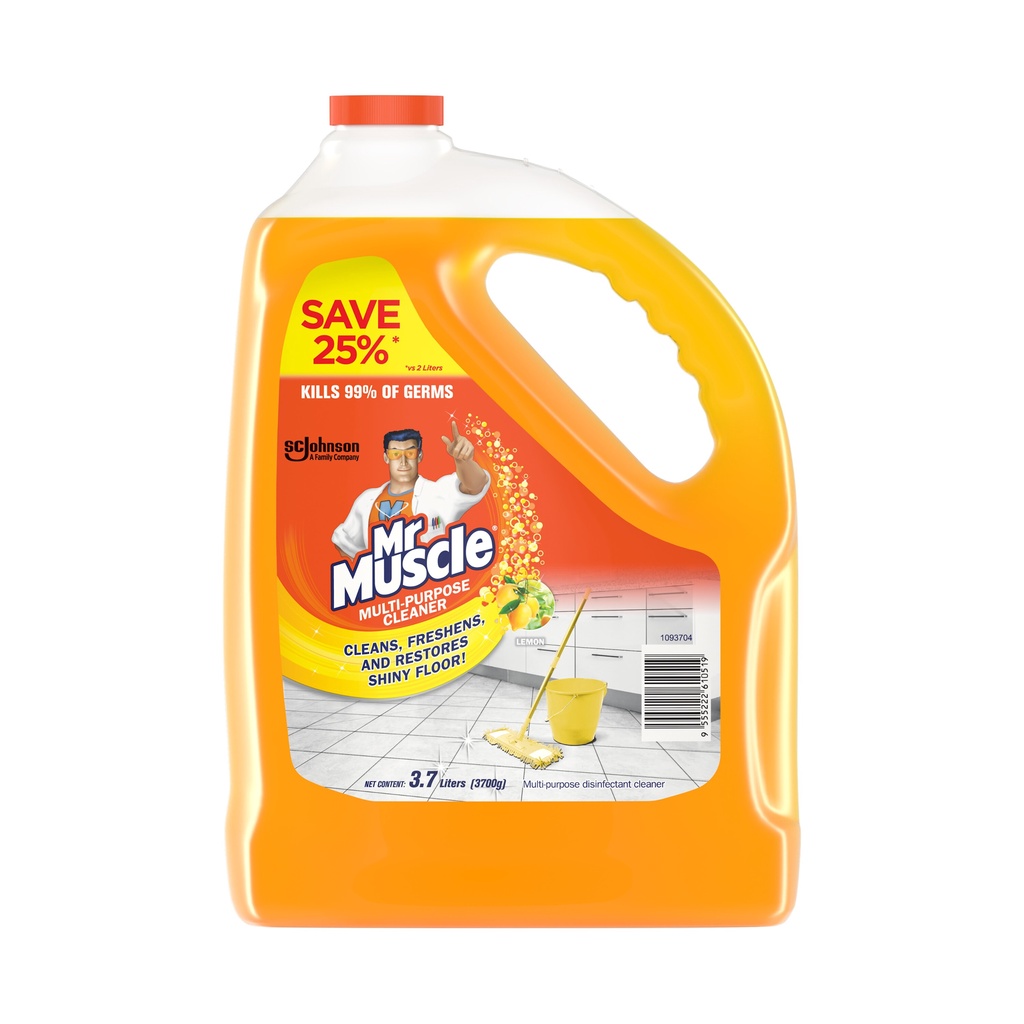 Mr Muscle MultiPurpose Disinfectant Cleaner Lemon 3.7L Shopee Singapore
