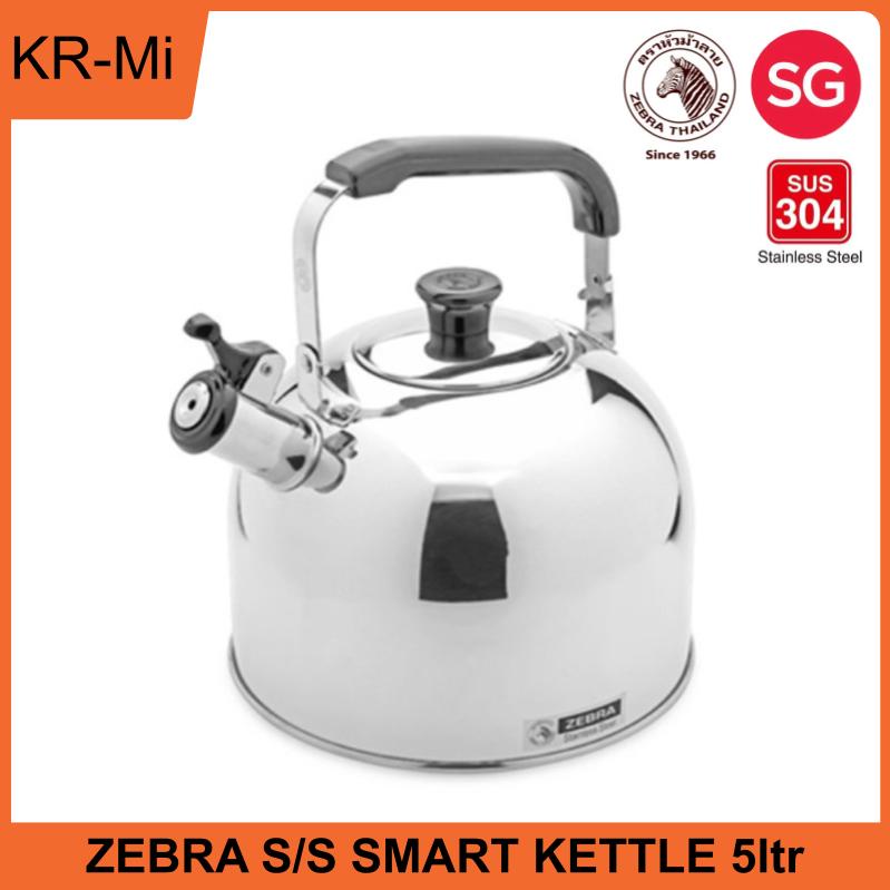 Zebra SMART Stainless Steel Whistling Kettle 5L Shopee Singapore