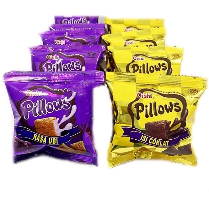 Oishi Pillow Snack Chocolate Flavor / Potato 6gr Shopee Singapore