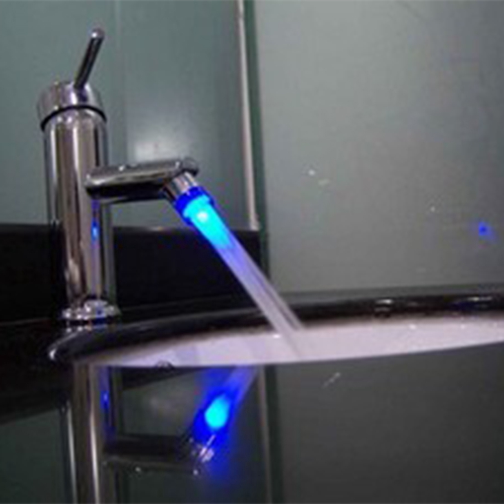 7 Colors Changing Sink Tap Aerator UV Water Faucet Powered Stream
