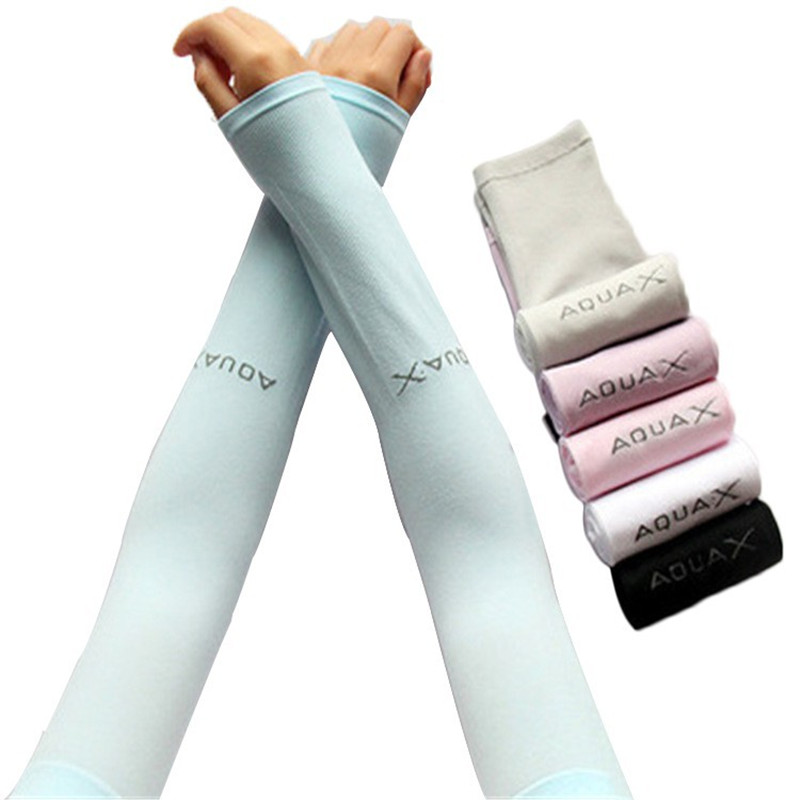 Outdoor Ice Silk Sleeves Driving Isolation UV Ice Sleeves Riding Sun Protection Sleeves Shopee
