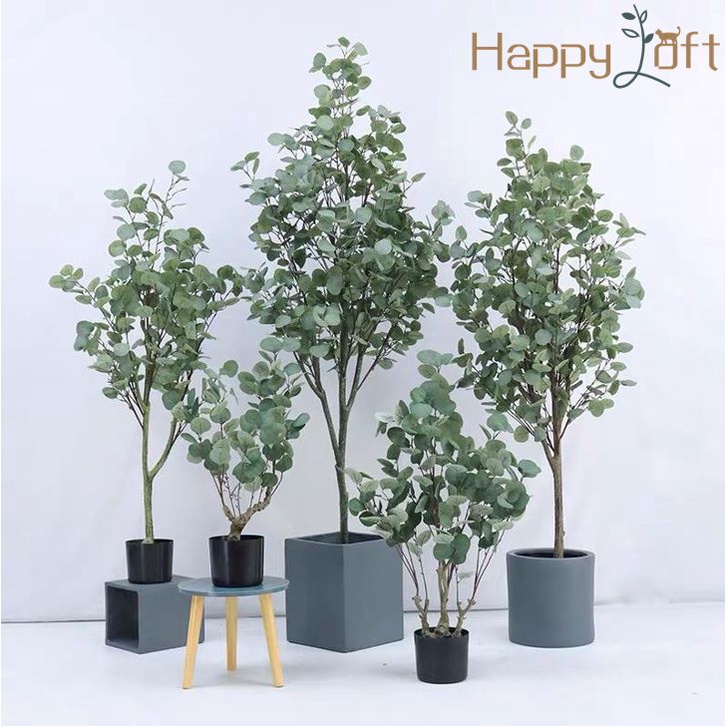 [SG SELLER]Artificial Plant Eucalyptus Leaf Fake Plants Large Faux Tree
