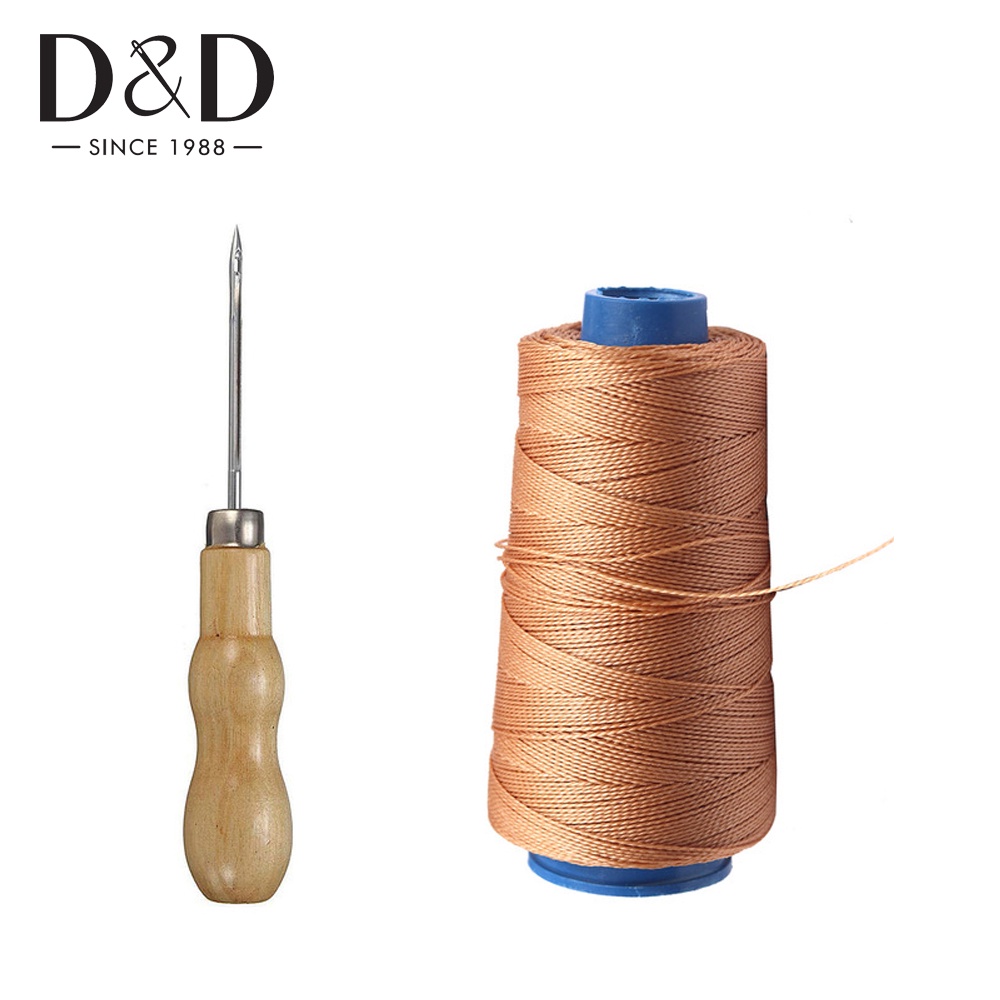 1pc 300M Nylon Sewing Thread Leather Sewing Wax Thread& Sewing Machine