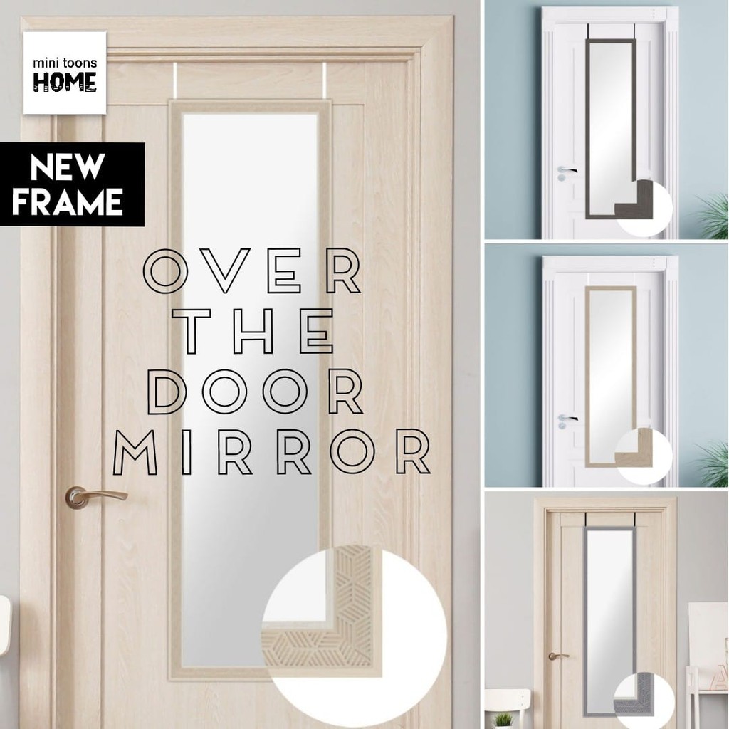 (NEW SG DELIVERY) Hanging Door Mirror Over The Door Mirror Full Length
