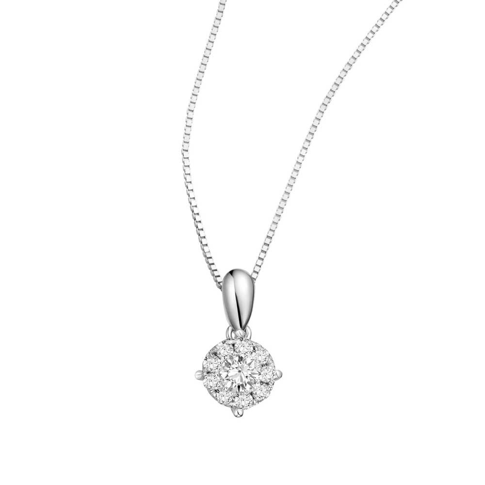 Goldheart Regalia Diamond 14K White Gold Pendant Shopee Singapore