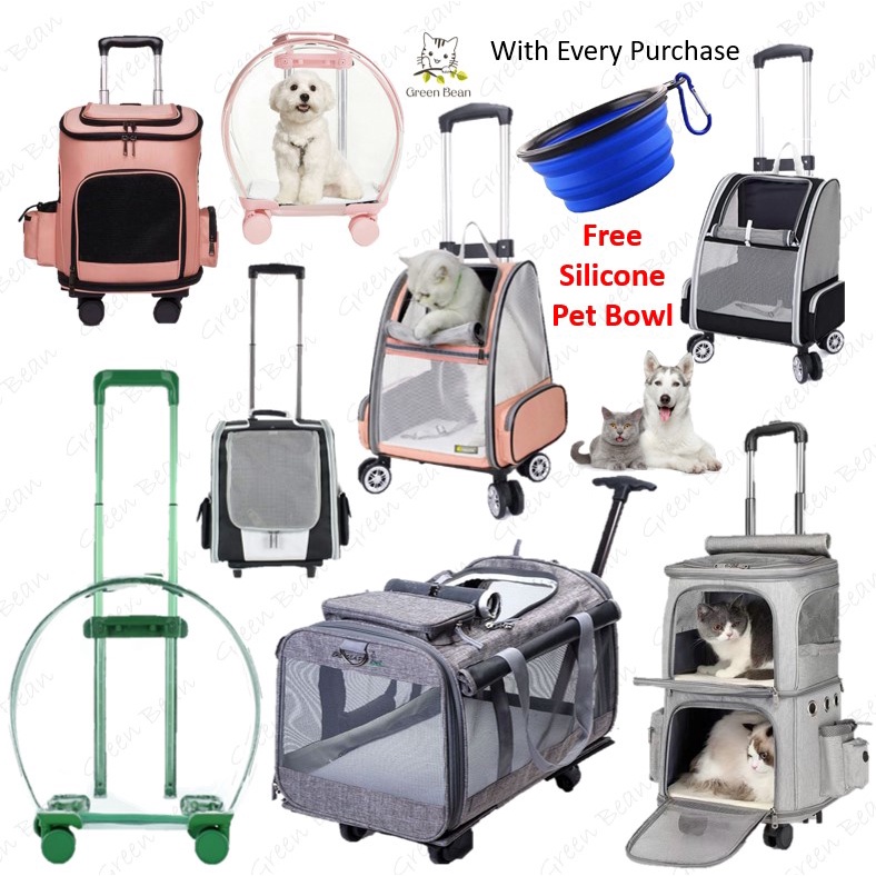 Pet carrier dog cat carrier pets bag pet trolley bag backpack pet bag