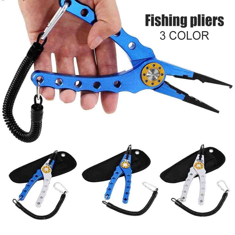 Fishing Pliers 170g Tungsten Steel Blade Multifunction Pliers Line