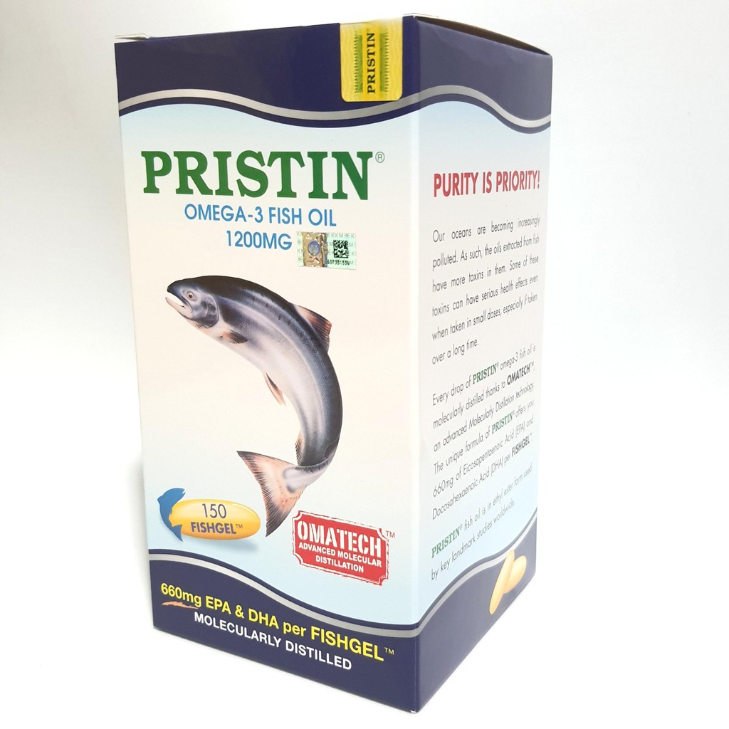 PRISTIN OMEGA 3 FISH OIL 1200MG 150S'(EXP 9/2021) Shopee Singapore
