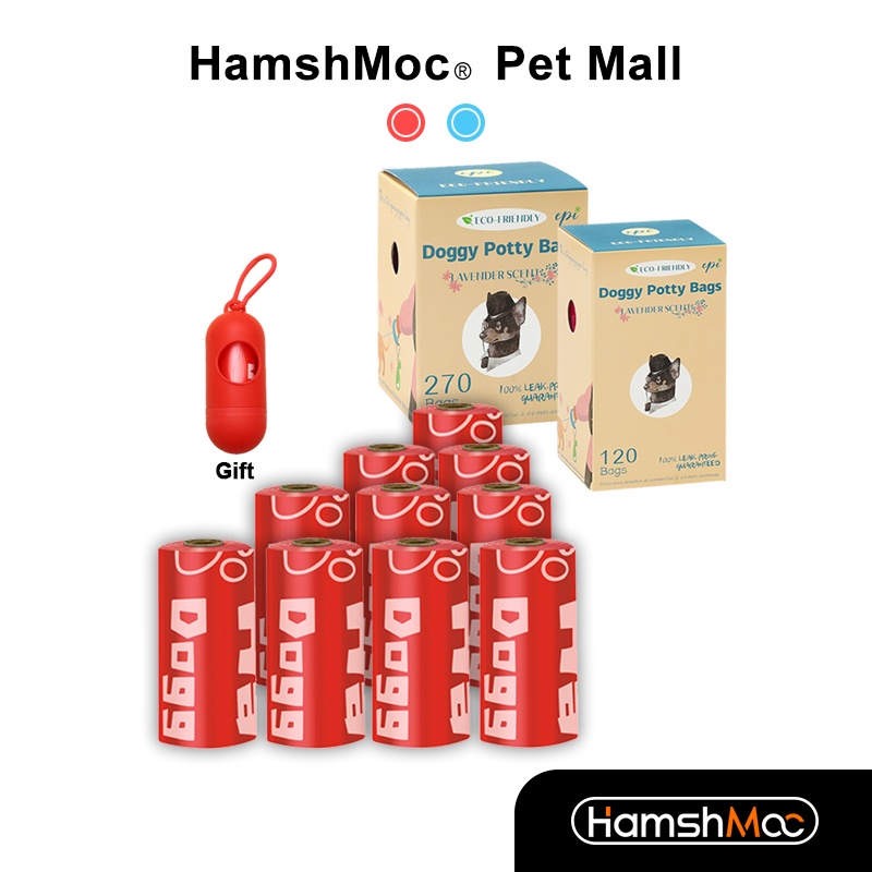 HamshMoc Dog Poop Bag Leak Proof Ecofriendly Quality Thick Waste Bags