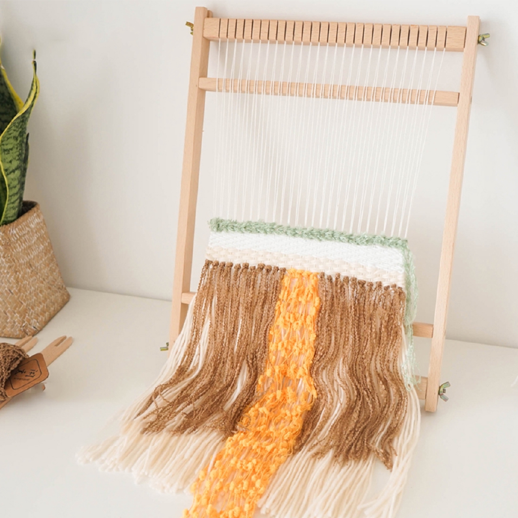 Weaving Loom Kit Looms Wooden Tapestry HandKnitted Machine DIY Woven