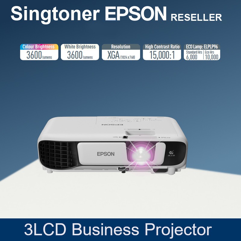 Epson EBX41 XGA 3LCD Projector Shopee Singapore