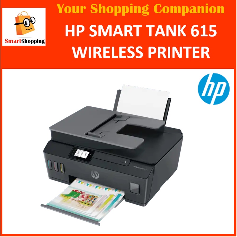 HP Smart Tank 615 Wireless AllinOne Multifunction Color Inkjet