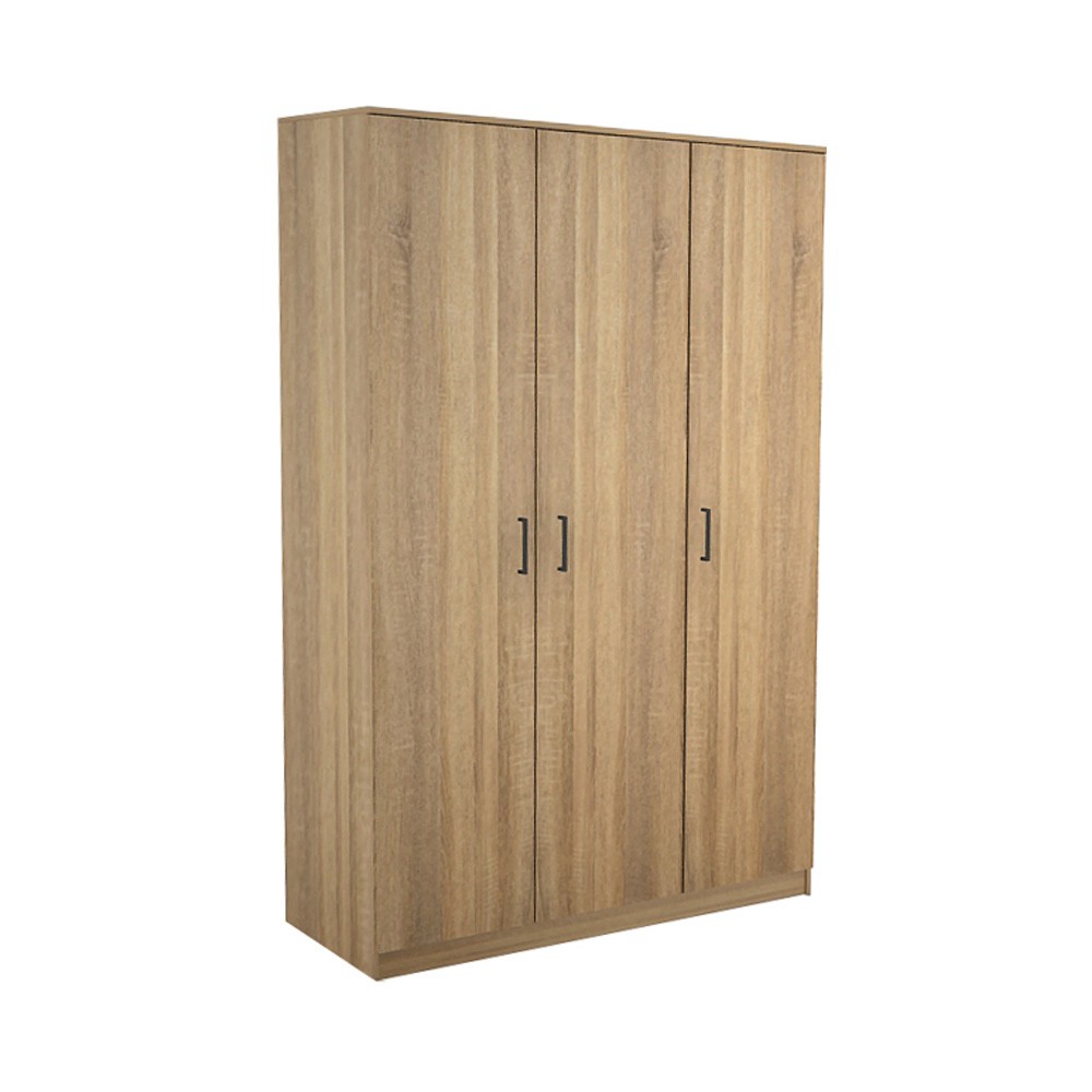 [ETA 7/3] VHIVE Isla 1.2m Wardrobe (120cm Oak Storage 3 Door Cupboard