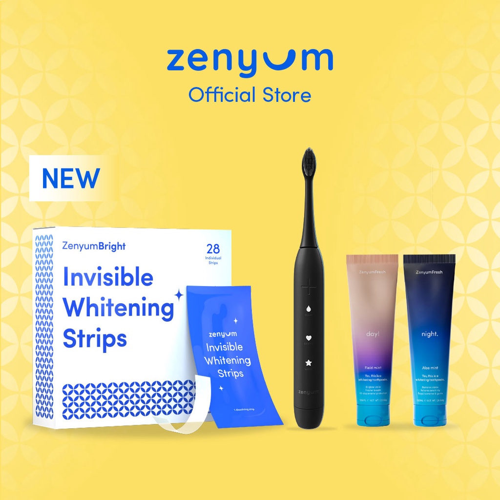 Zenyum Bright Invisible Whitening Strips Ultimate Set (Dental Care Teeth Treatment) Shopee